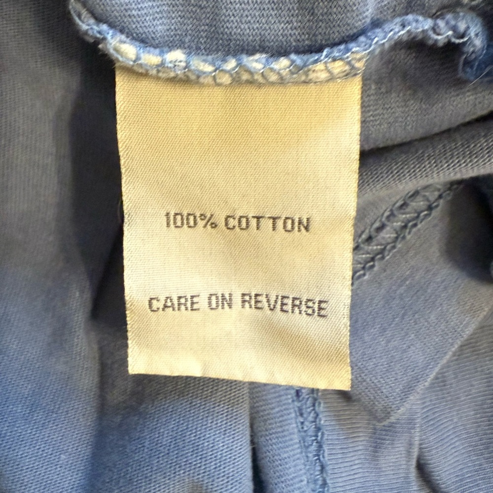 Men’s Solitude Front Pocket Blue T-Shirt Small - Picture 6 of 6